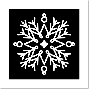 snowflake Posters and Art